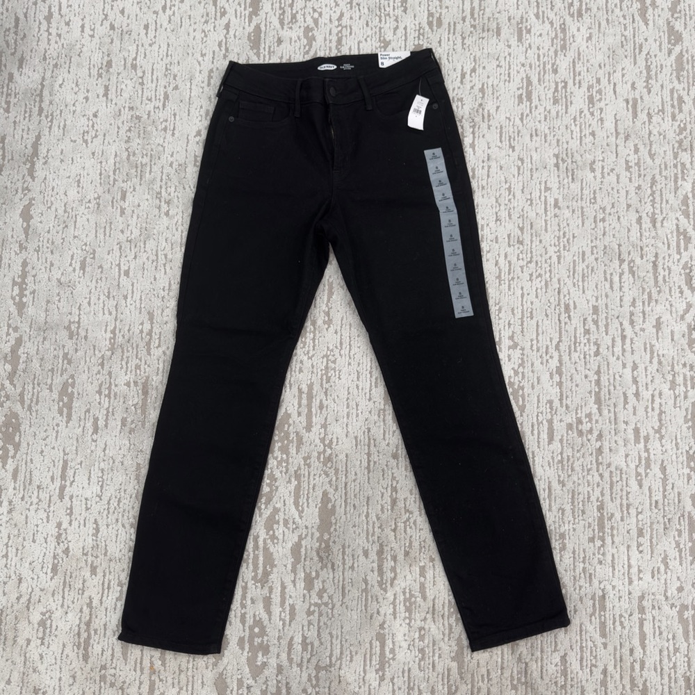Old Navy Mid-Rise Power Slim Straight Jeans BNWT